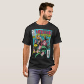 マーメイドスクワッド漫画ブックおもしろい動物 –  Tシャツ (正面フル)