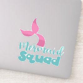 マーメイドスクワッド、マーメイドテール、マーメイドシルエット シール