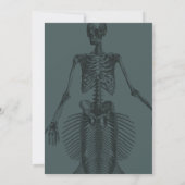 マーメイドスケルトンモダンハローウィンパーティ 招待状 (裏面)