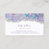 マーメイドスケールグリッターシークイン名刺 名刺 (裏面)