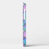 マーメイドスケール日本のの水彩パターン Case-Mate iPhoneケース (裏面 / 左)