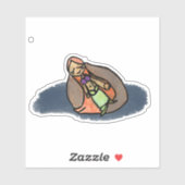 マーメイドステッカー シール (シート)