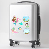 マーメイドステッカー シール (スーツケース)