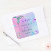 マーメイドステッカー スクエアシール (封筒)