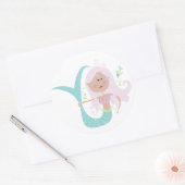 マーメイドステッカー ラウンドシール (封筒)