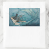 マーメイドステッカー 長方形シール (バッグ)