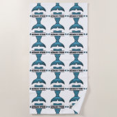 マーメイドストロングビーチタオル ビーチタオル (正面)