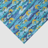 マーメイドスプラッシュシームレスパターン 薄葉紙 (詳細)