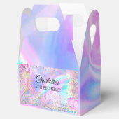 マーメイドスプラッシュプールパーティーガール誕生日 フェイバーボックス (オープン)