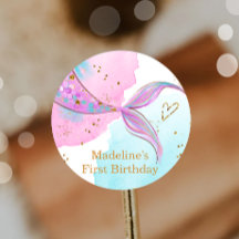 マーメイドスプラッシュプールパーティーガール誕生日