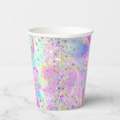 マーメイドスプラッシュプールパーティーガール誕生日 紙コップ (右)