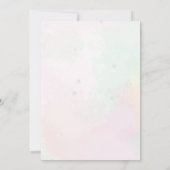 マーメイドスプラッシュ4th誕生日パーティー 招待状 (裏面)