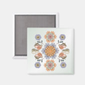 マーメイドズガーデンシェルアートデザイン マグネット (正面/裏面)