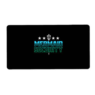 マーメイドセキュリティスイムチームギフト泳ぐ人スイミング ラベル