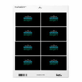 マーメイドセキュリティスイムチームギフト泳ぐ人スイミング ラベル (フルシート)