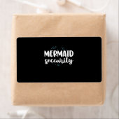 マーメイドセキュリティスイムチーム女性泳ぐ人水泳 ラベル (インサイチュ)