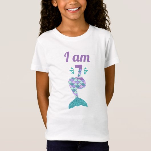 マーメイドセブン誕生日 Tシャツ (正面)
