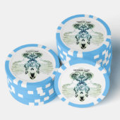 マーメイドソンシーラブロマンスゴルフボールマーカー ポーカーチップ (積み重ね)