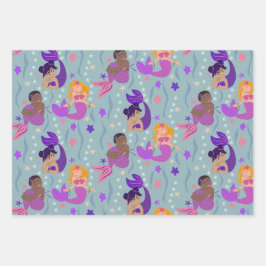 マーメイドダイバーシティラッピング紙 ラッピングペーパーシート