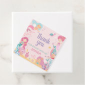 マーメイドダイブインファイブバースデーパーティースクエア フェイバータグ (インサイチュ)