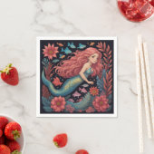 マーメイドダーク海 スタンダードカクテルナプキン (インサイチュ)