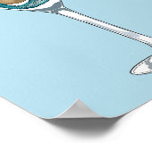 マーメイドダーティマルティニアートプリント ポスター (角)