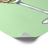 マーメイドダーティマルティーニ水カラーアートプリント ポスター (角)