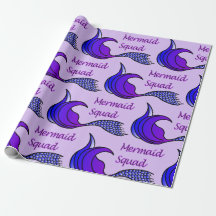 マーメイドチームと紫色のマーメイドテール