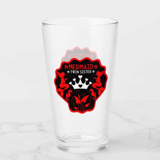 マーメイドツインシスター タンブラーグラス (正面)