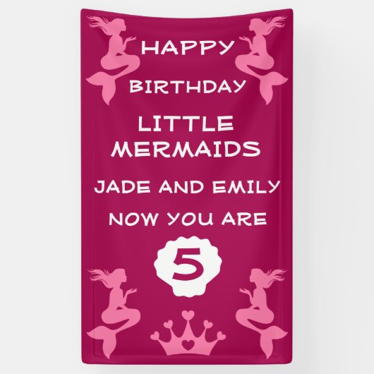 マーメイドツインシスター 横断幕 (縦)