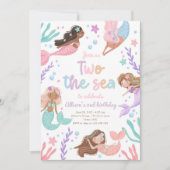 マーメイドツーザシーガール2nd第2誕生日 招待状 (正面)