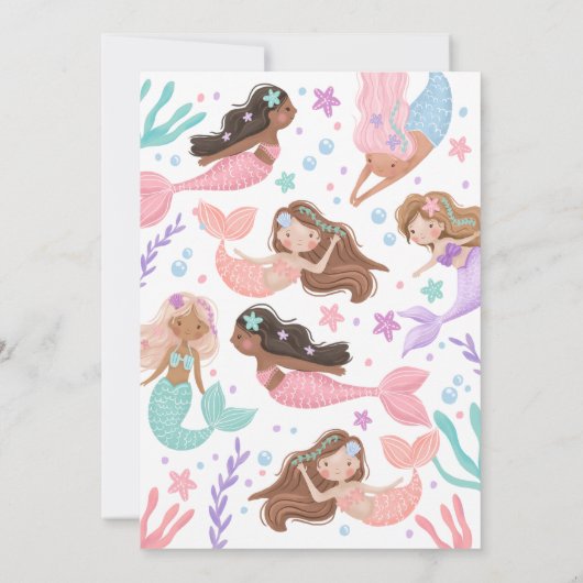 マーメイドツーザシーガール2nd第2誕生日 招待状 (裏面)