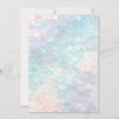 マーメイドツーザシー2nd誕生日パーティー 招待状 (裏面)