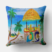マーメイドティキビーチバー装飾用クッション クッション (裏面)