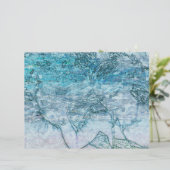 マーメイドティール（緑がかった色）グリーン航海の海波デコページ (スタンド正面)