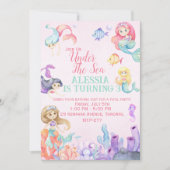 マーメイドテイルズ 招待状 (正面)