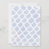 マーメイドテーマキッドの誕生日パーティー招待状 招待状 (裏面)