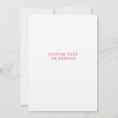 マーメイドテーマパーソナライズされた子供の誕生日パーティーInv 招待状 (裏面)