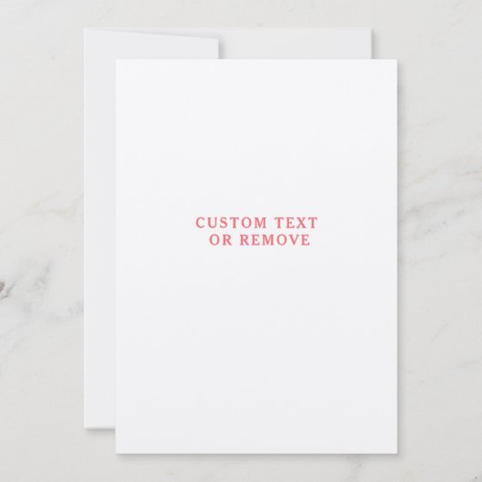 マーメイドテーマパーソナライズされた子供の誕生日パーティーInv 招待状 (裏面)