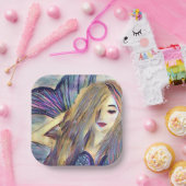 マーメイドテーマパーティカスタムー紙プレート ペーパープレート (パーティー)