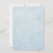 マーメイドテーマ子供の誕生日パーティー 招待状 (裏面)