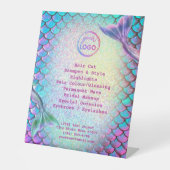 マーメイドテーマ美しいサロン 台座サイン (正面)