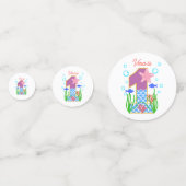 マーメイドテーマ3 – フォトファースト誕生日装飾 コンフェッティ (裏面)