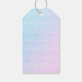 マーメイドテールありがとうシェルブルパーティーの好意 ギフトタグ (裏面)