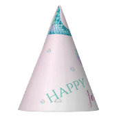 マーメイドテールとバブル誕生日 パーティーハット (左)