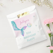 マーメイドテールとバブル誕生日 フェイバーバッグ (封をした状態)