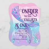 マーメイドテールの招待状 招待状 (正面/裏面)