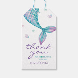 マーメイドテールアンダーザシー誕生日好意ギフトラベル ギフトタグ