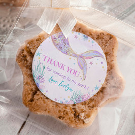 マーメイドテールアンダーザシー誕生日 ラウンドシール