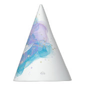 マーメイドテールウォーターカラーシー誕生日 パーティーハット (右)